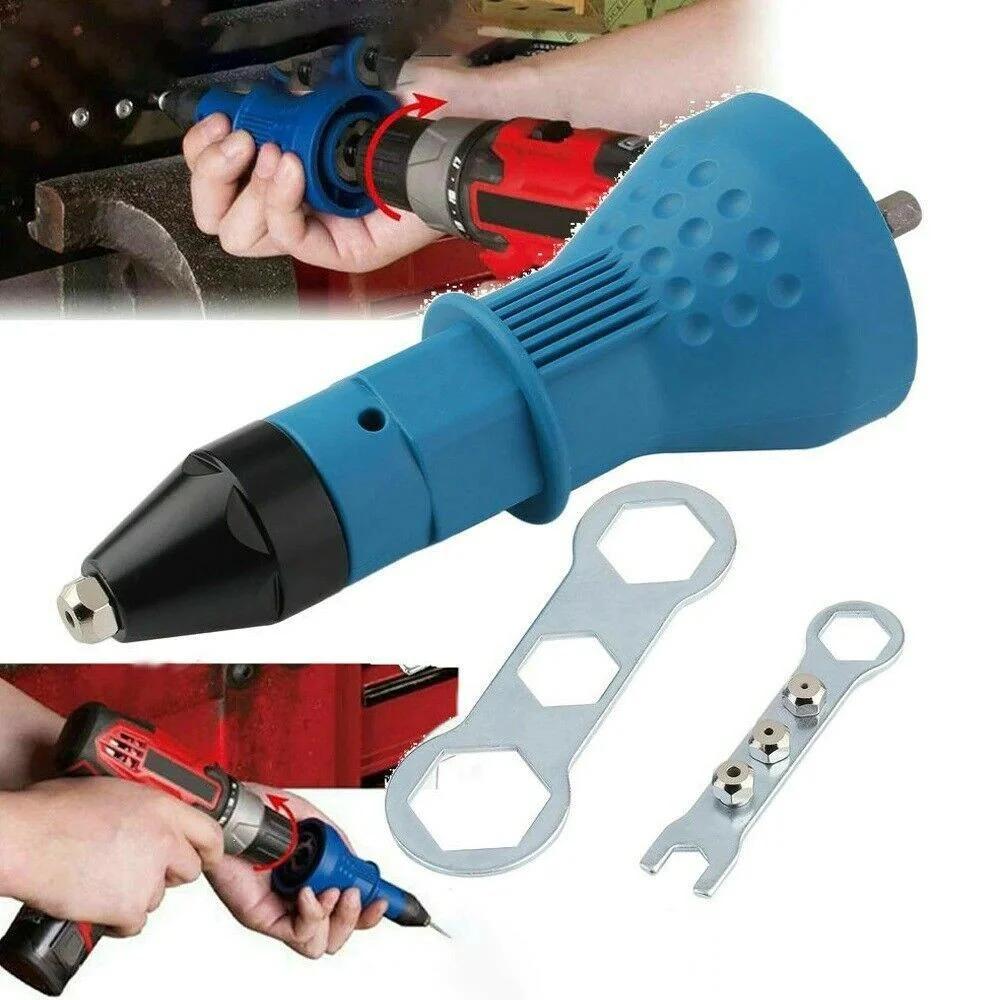 KIT CONVERSIONE DA TRAPANO AVVITATORE A RIVETTATRICE TESTINE DA 2.4 3.2 4.0 4.8 - TrAdE Shop Traesio