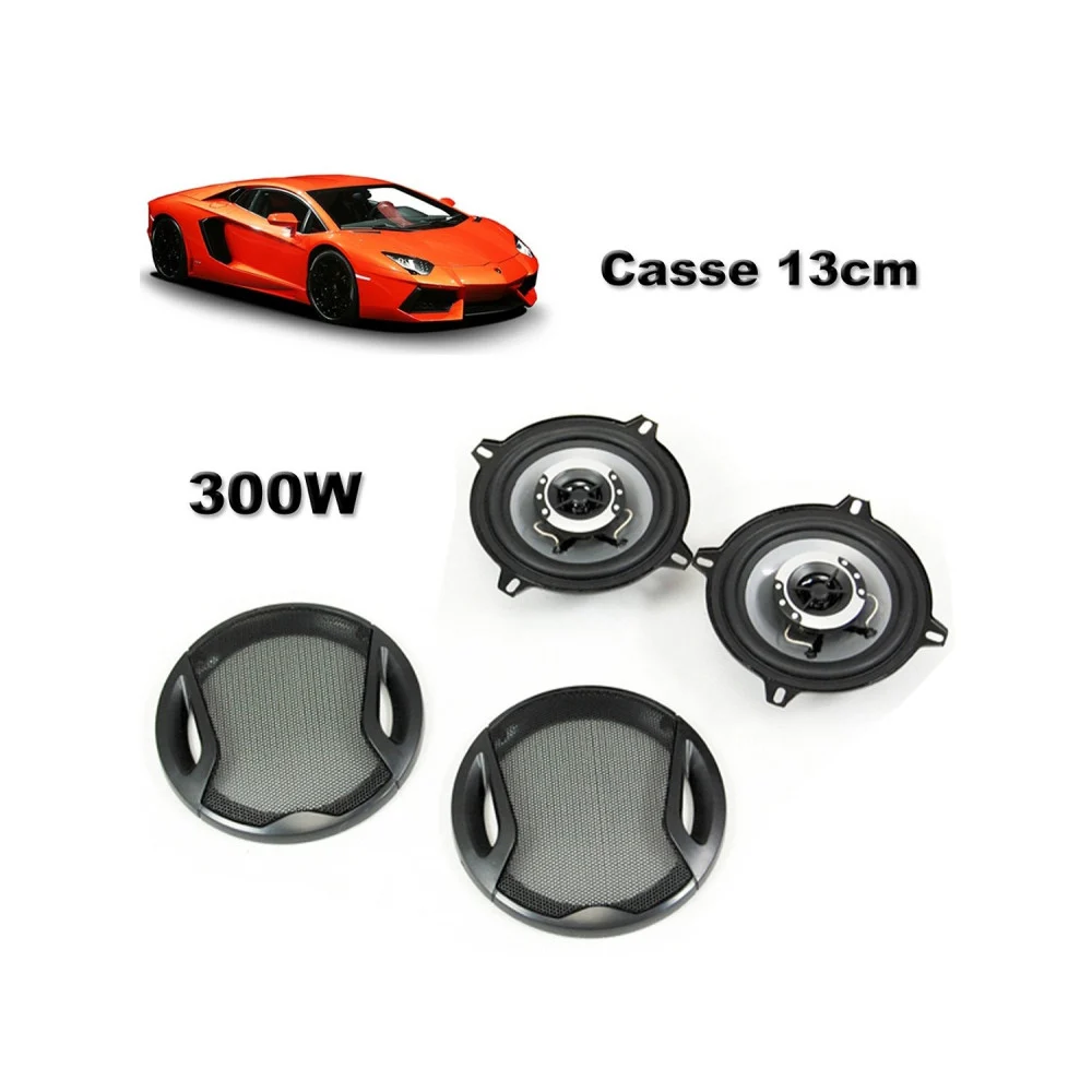 KIT COPPIA CASSE AUTO 2 VIE 13 CM 300W ALTOPARLANTI AUTO 300 WATT TS-G1341R