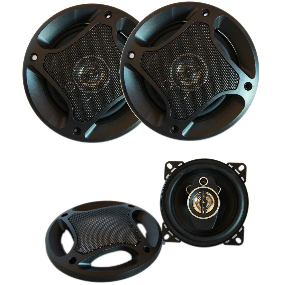 KIT COPPIA CASSE AUTO 250 WATT 2 VIE 10CM ALTOPARLANTI SPEAKER AUTOMOBILE TS1072 - TrAdE Shop Traesio