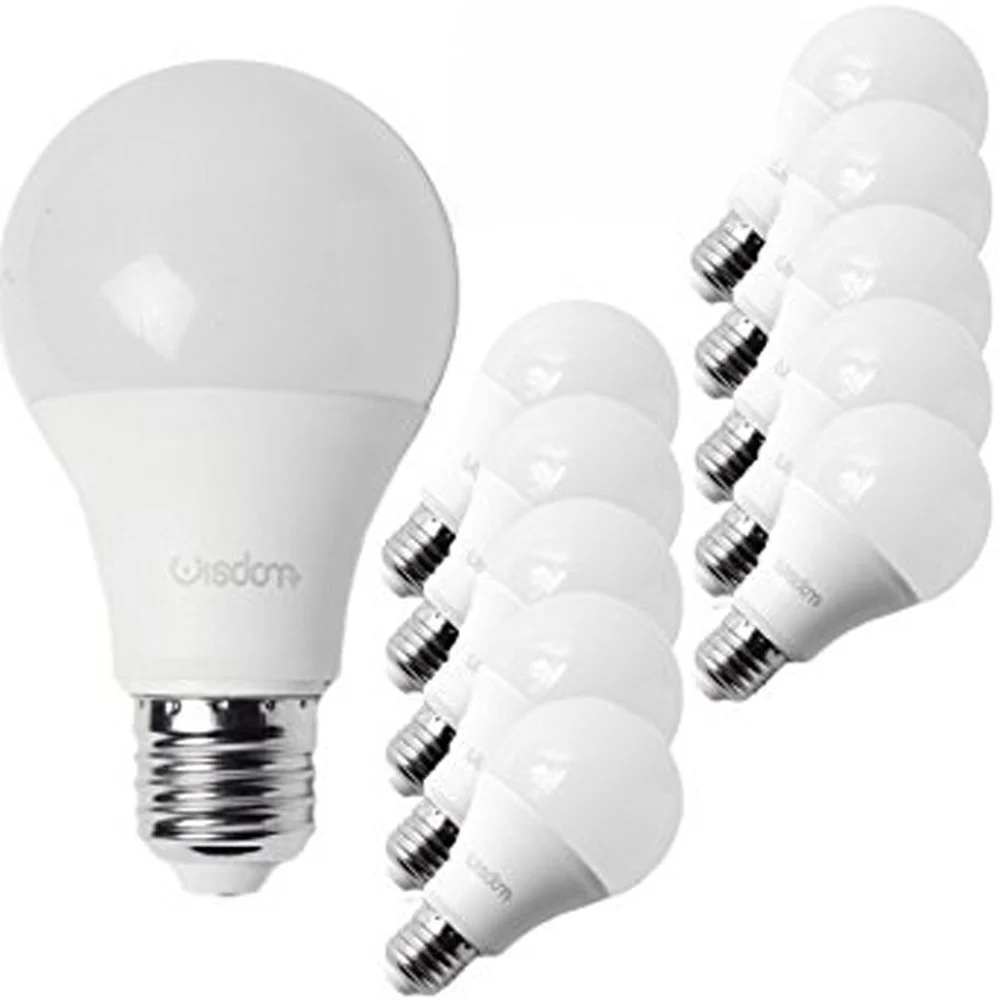 KIT DA 10 LAMPADINE LED E27 DA 12W LUCE BIANCO FREDDO CALDO CLASSE A - TrAdE Shop Traesio