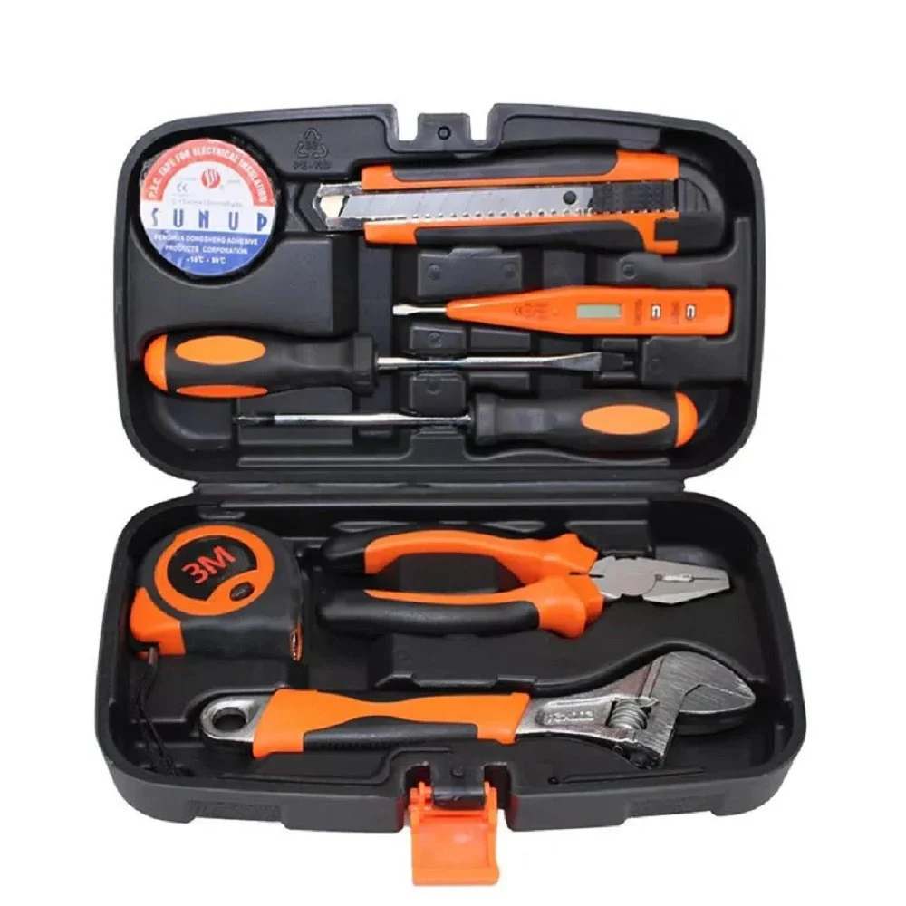 KIT ATTREZZI MULTIUSO 8 IN 1 VALIGIA CASSETTA CON 8 STRUMENTI FAI DA TE Q-JY20