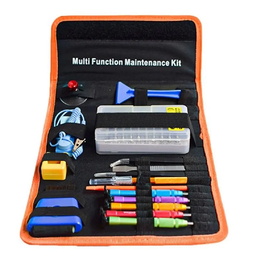 KIT DI ATTREZZI STRUMENTI DI RIPARAZIONE DI PRECISIONE CON BORSA PORTATILE Q-G20