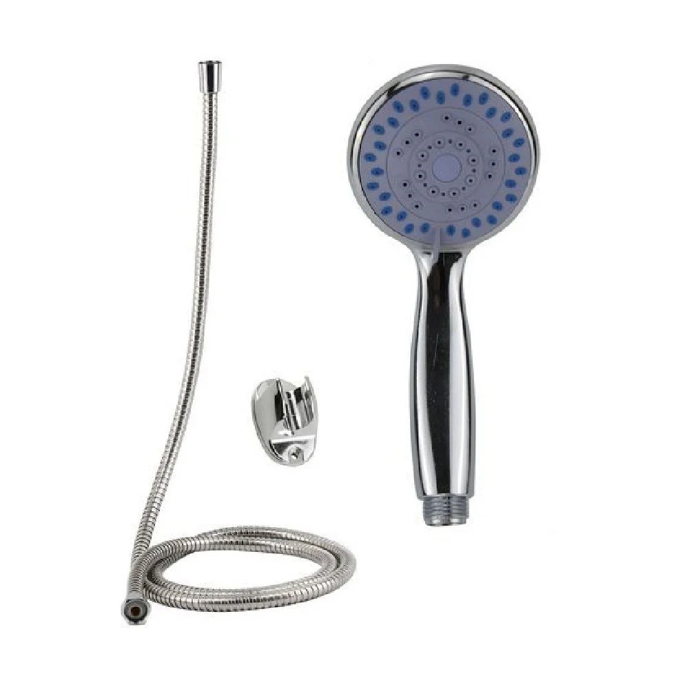 KIT DOCCETTA BAGNO DOCCINO SOFFIONE DOCCIA CON LACCIO 1,8 MT TONDO STAFFA 69057 - Cleafe