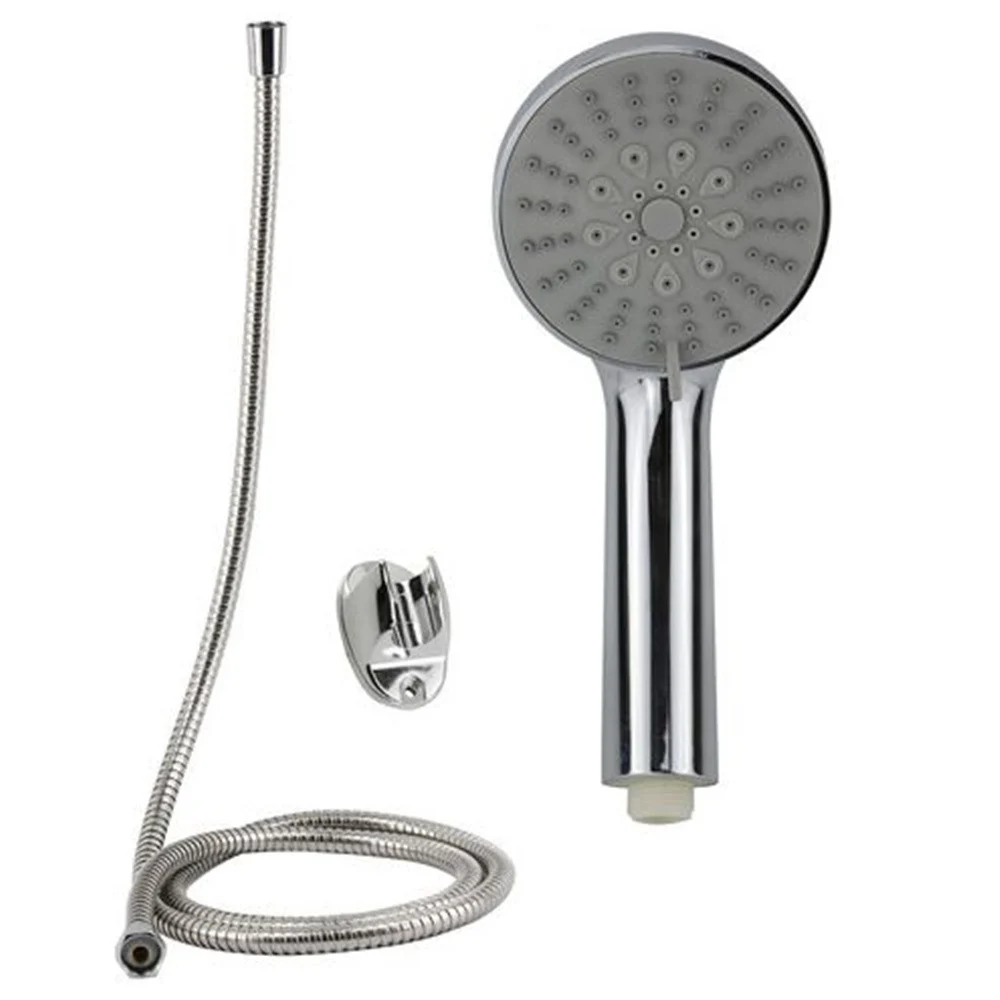 KIT DOCCETTA BAGNO DOCCINO TONDO SOFFIONE DOCCIA CON LACCIO 1,8MT STAFFA 69043 - Cleafe