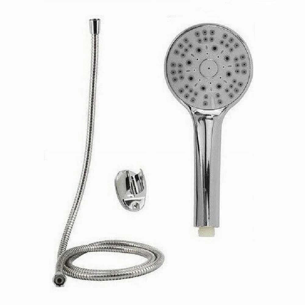 KIT DOCCETTA DOCCINO SOFFIONE BAGNO DOCCIA TONDA CON LACCIO 1,8 MT STAFFA 69316 - Cleafe