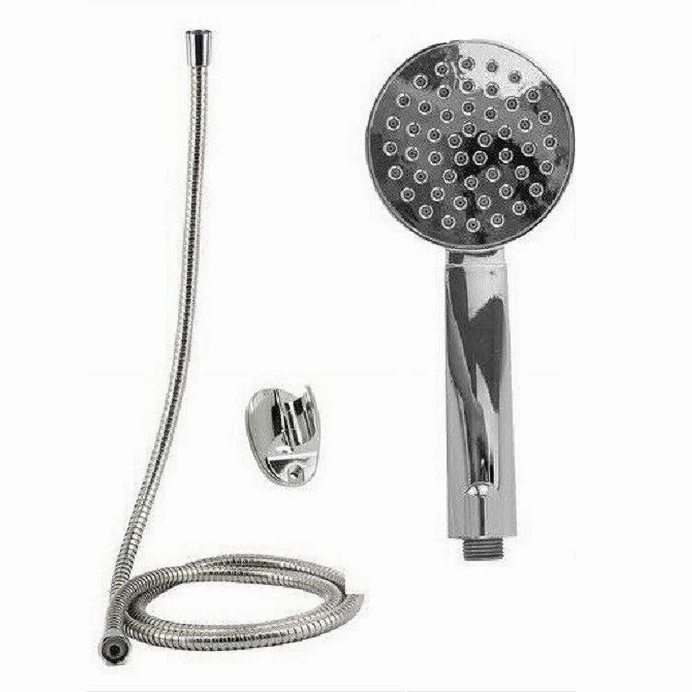 KIT DOCCETTA DOCCINO SOFFIONE BAGNO DOCCIA TONDO CON LACCIO 1,8 MT STAFFA 69320 - Cleafe