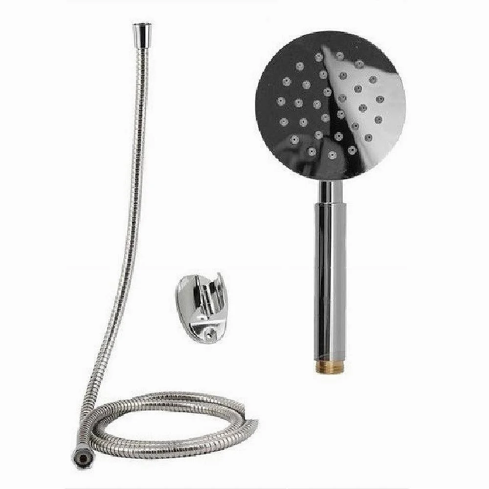 KIT DOCCETTA DOCCINO SOFFIONE BAGNO DOCCIA TONDO CON LACCIO 1,8 MT STAFFA 69338 - Cleafe