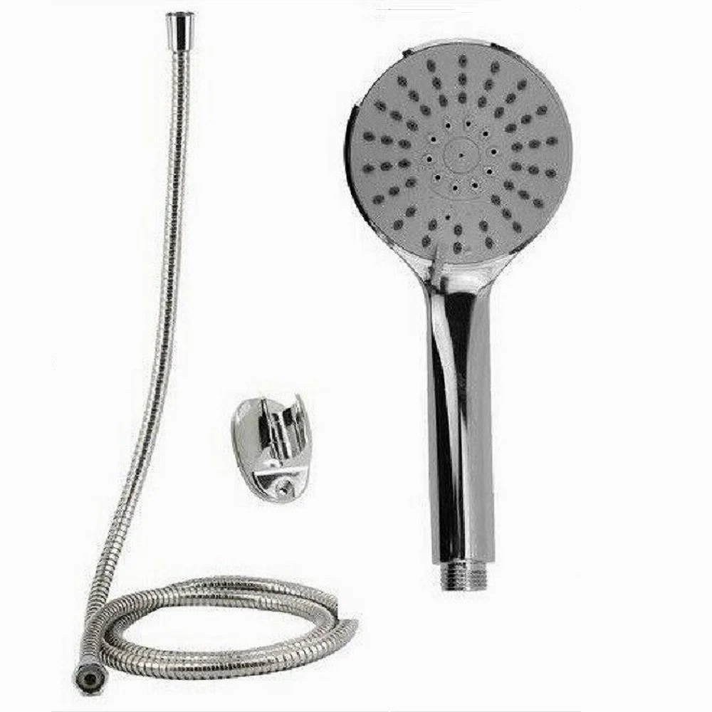 KIT DOCCETTA DOCCINO SOFFIONE DOCCIA BAGNO TONDO CON LACCIO 1,8 MT STAFFA 69322 - Cleafe