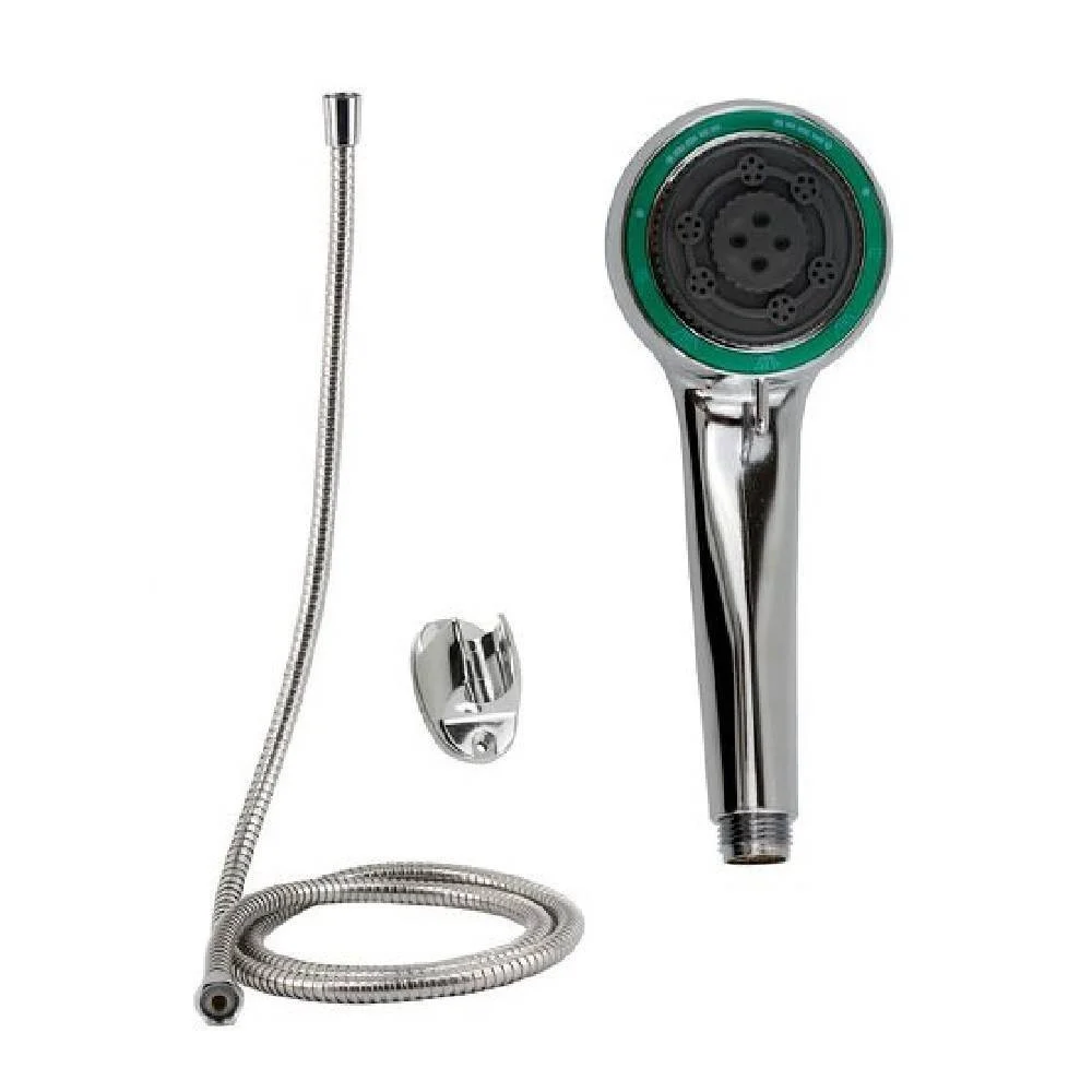KIT DOCCETTA DOCCINO SOFFIONE DOCCIA BAGNO TONDO CON LACCIO 1,8MT STAFFA 69112 - Cleafe