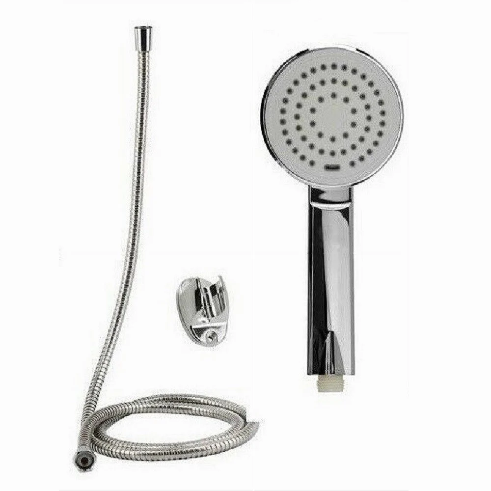 KIT DOCCETTA DOCCINO SOFFIONE TONDO DOCCIA CON LACCIO 1,8MT STAFFA 69334 BAGNO - Cleafe