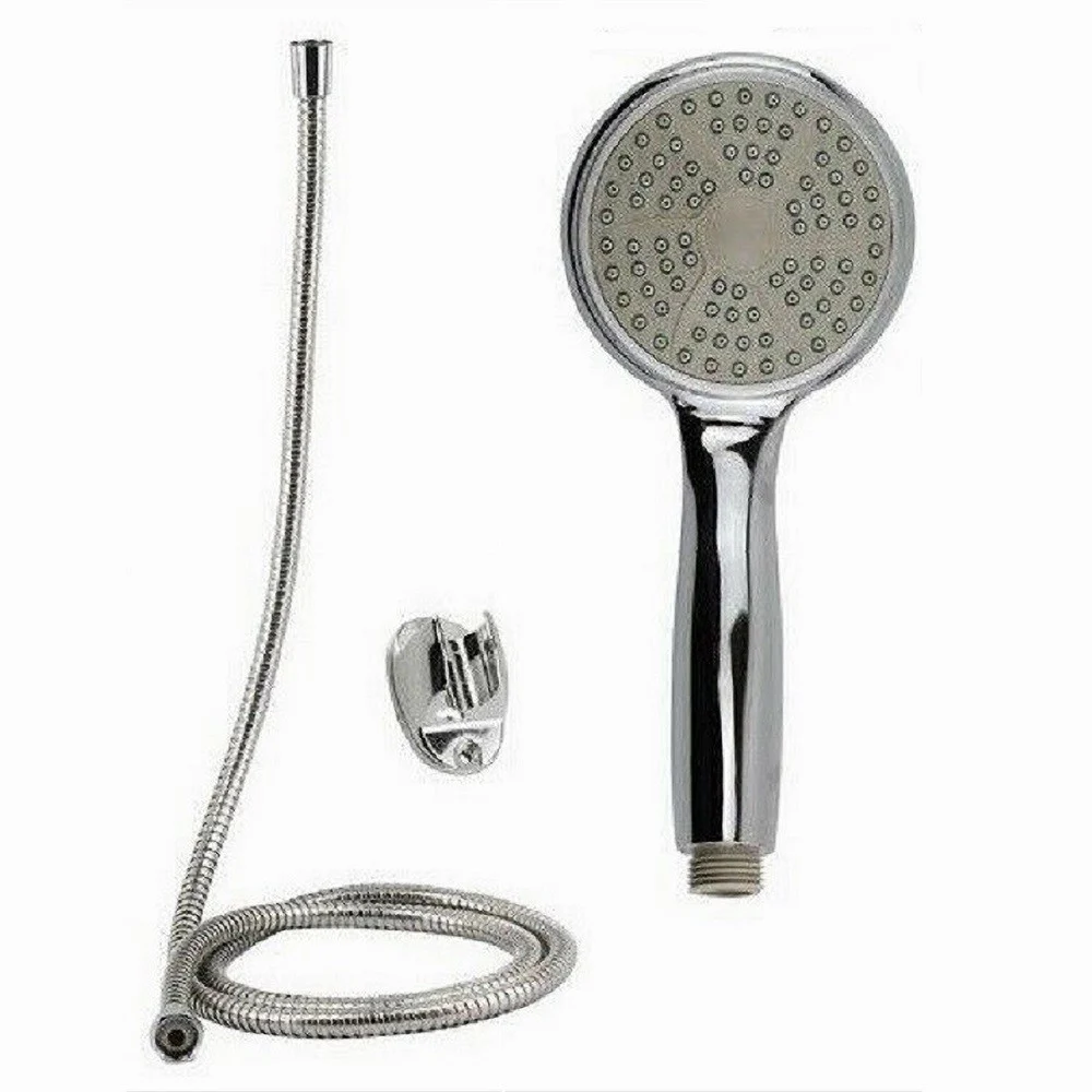 KIT DOCCETTA DOCCINO TONDO SOFFIONE DOCCIA CON LACCIO 1,8MT STAFFA 69061 BAGNO - Cleafe