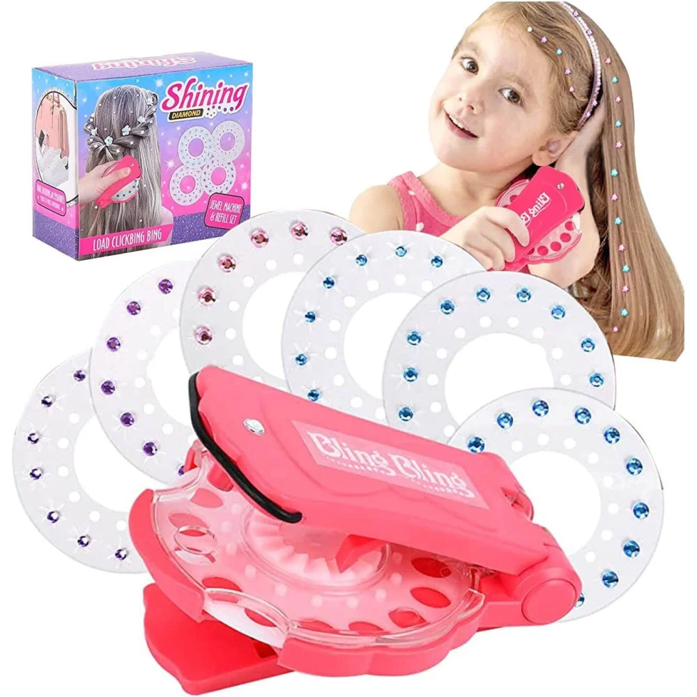 BLING BLING HAIR 180 GEMME PER CAPELLI MACCHINA STAMPA BRILLANTINI STRASS COLORI - TrAdE Shop Traesio