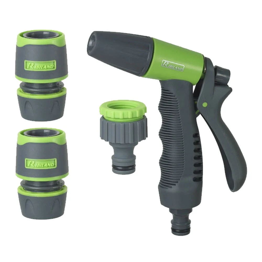 KIT IRRIGAZIONE CON PISTOLA RACCORDI PRESA RUBINETTO CON RIVESTIMENTO SOFT TOUCH - TrAdE Shop Traesio