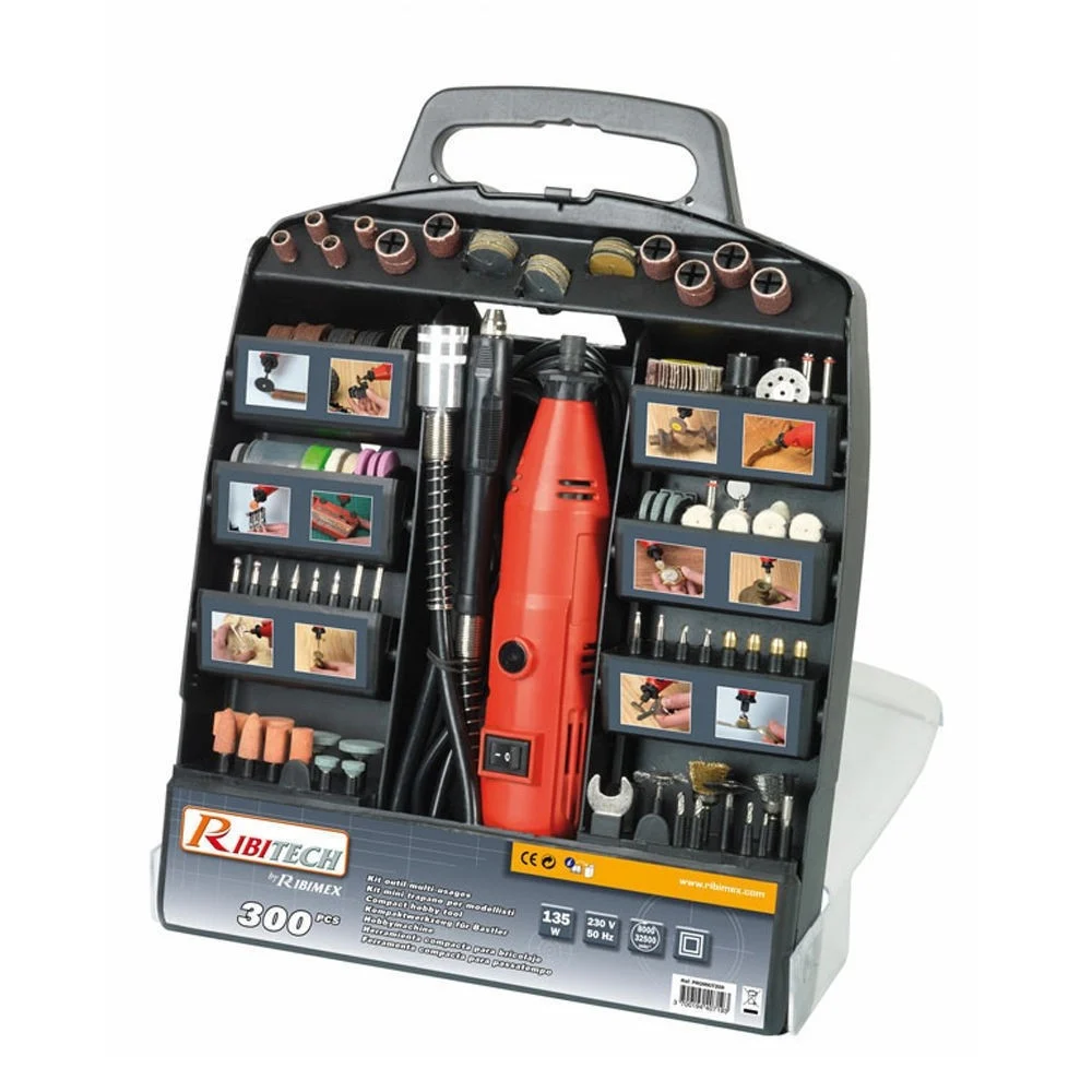 KIT MINI TRAPANO 135W IN VALIGETTA 300 ACCESSORI MODELLISMO FA IDA TE PROMKIT300 - Ribitech