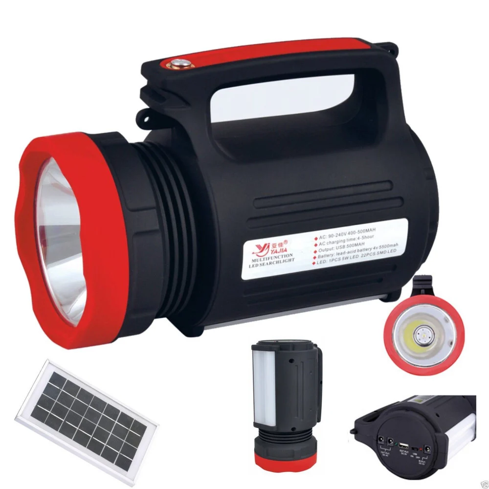 KIT PER ENERGIA SOLARE PANNELLO TORCIA BATTERIA LAMPADA LAMPADINA LED USB - TrAdE Shop Traesio