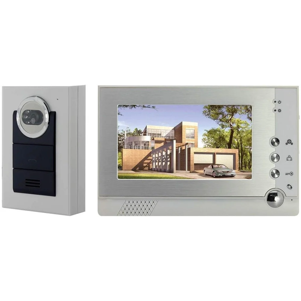 KIT VIDEO CITOFONO VIDEOCITOFONO MONITOR 7" TELECAMERA IR GIORNO NOTTE - TrAdE Shop Traesio