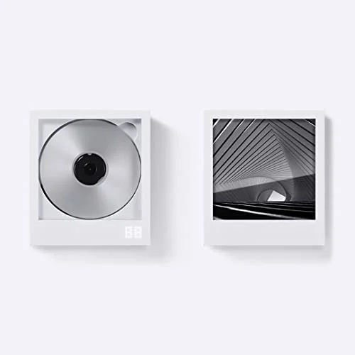 km5 Bluetooth CD Player Instant Disk Audio-CP1 (White)