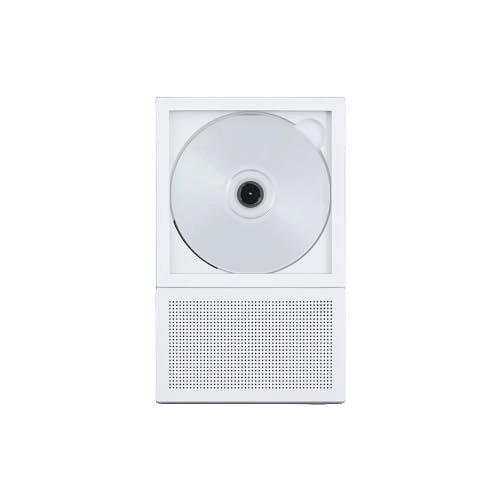 km5 Bluetooth CD Player Instant Disk Audio CP2 White