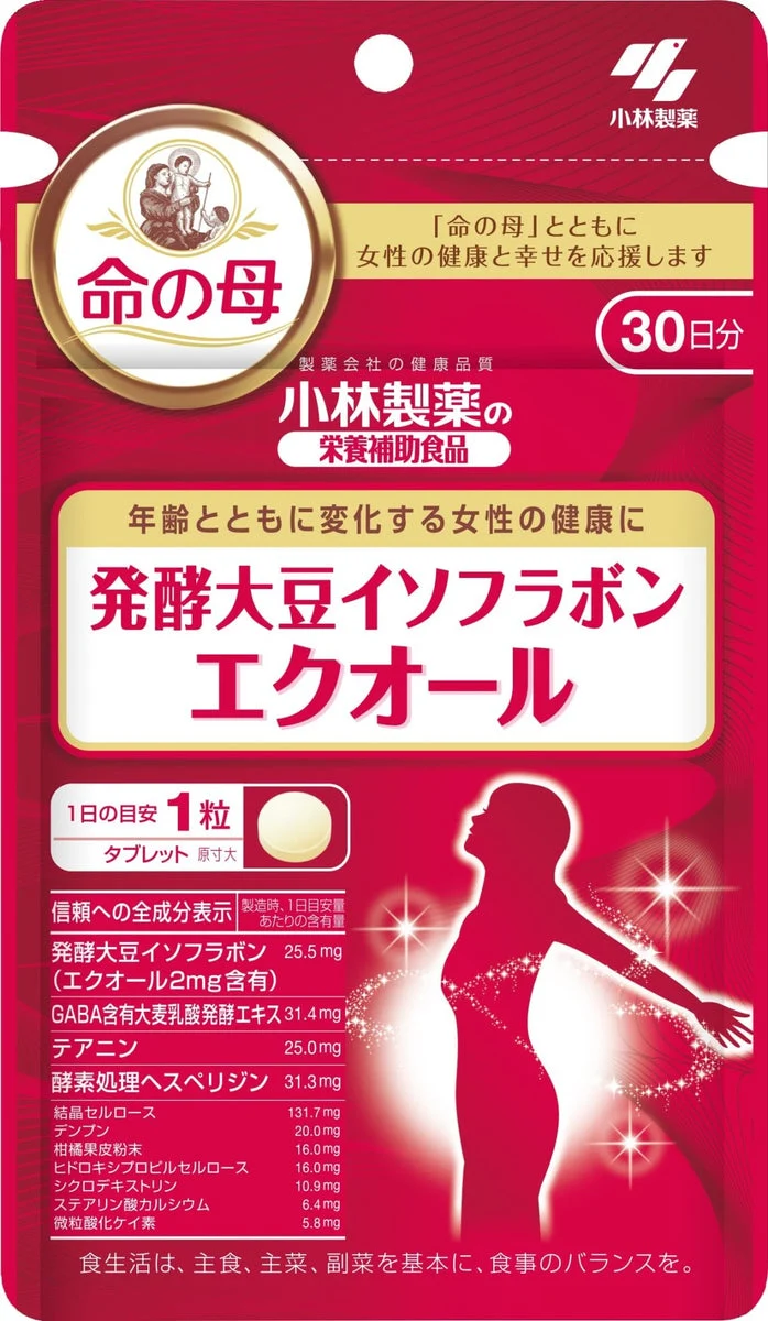 Kobayashi Integratore isoflavoni di soia Equol 30 compresse 30 giorni