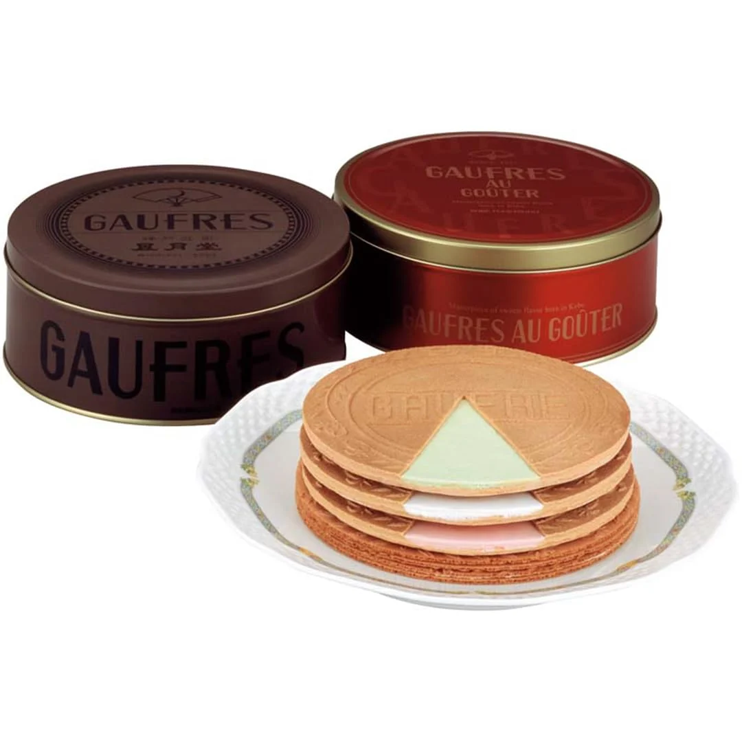 Kobe Fugetsudo Gaufre Duo Goutte D20 - Biscuit - 20g