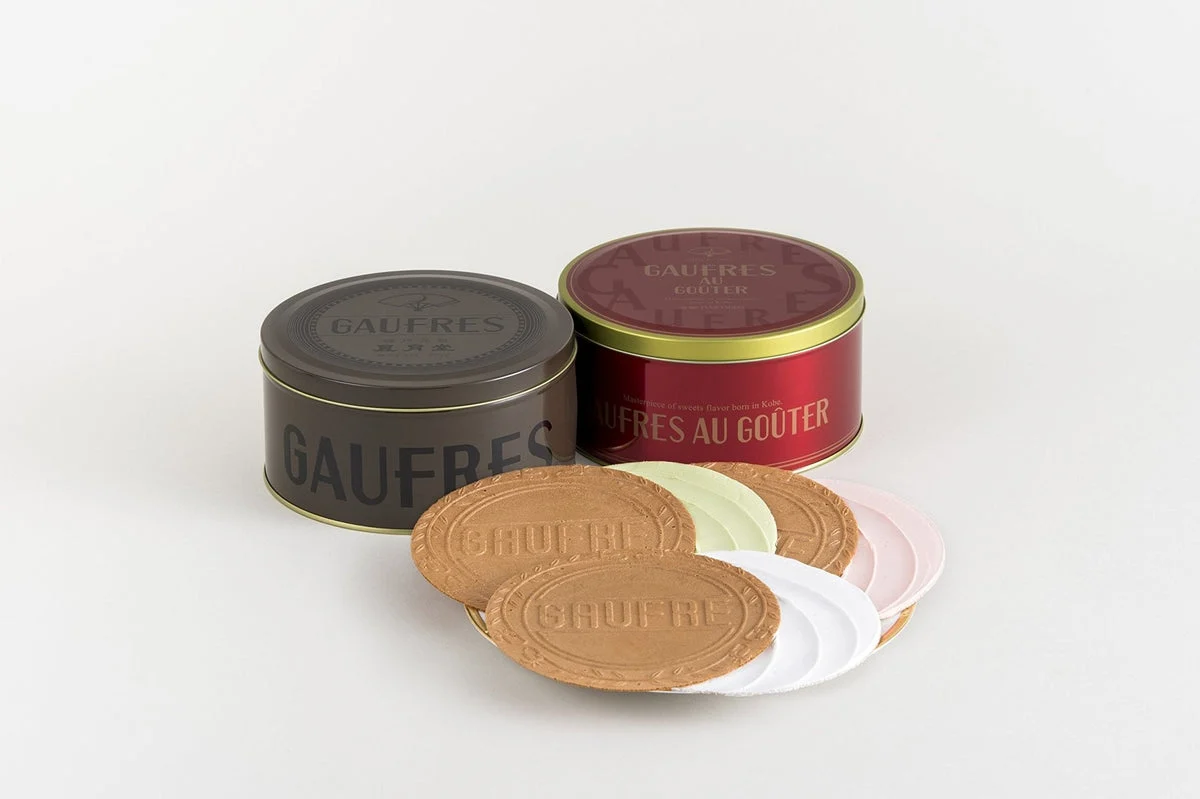 Kobe Fugetsudo Gaufre Duo Goutte D30 Biscuit 30g