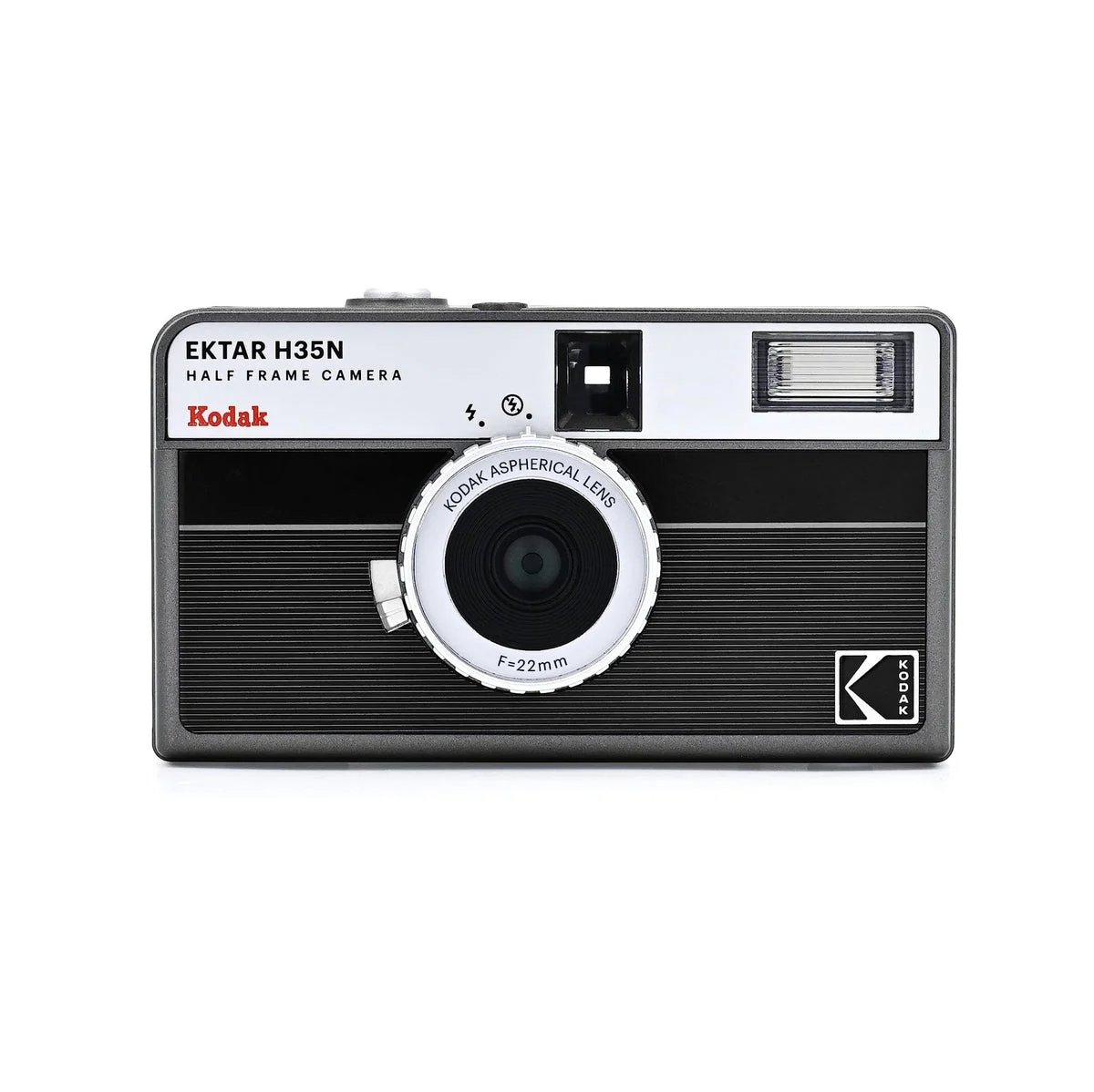 KODAK EKTAR H35N Half-Frame 35mm Film Camera Stripe Black