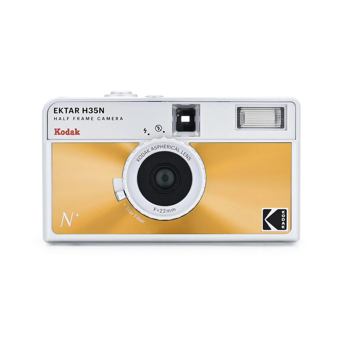 KODAK cámara analógica reutilizable 35 mm EKTAR H35N naranja glazed