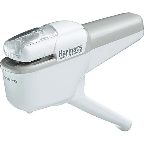 Kokuyo Harinacs Stapleless Stapler, Up to 10 Sheets Binding White Japan