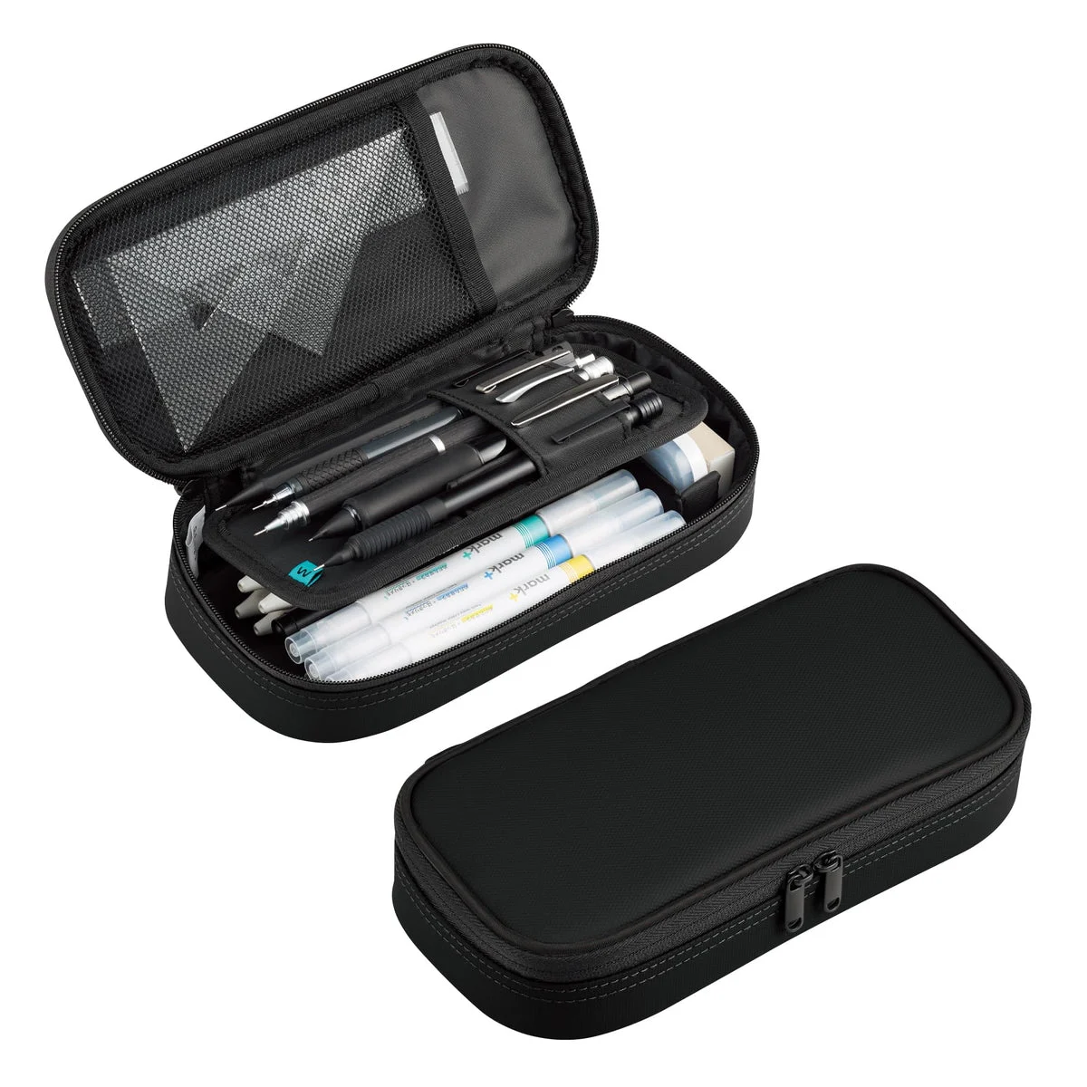 Kokuyo Webre Pen Case with Wave Holder - WAFUU JAPAN