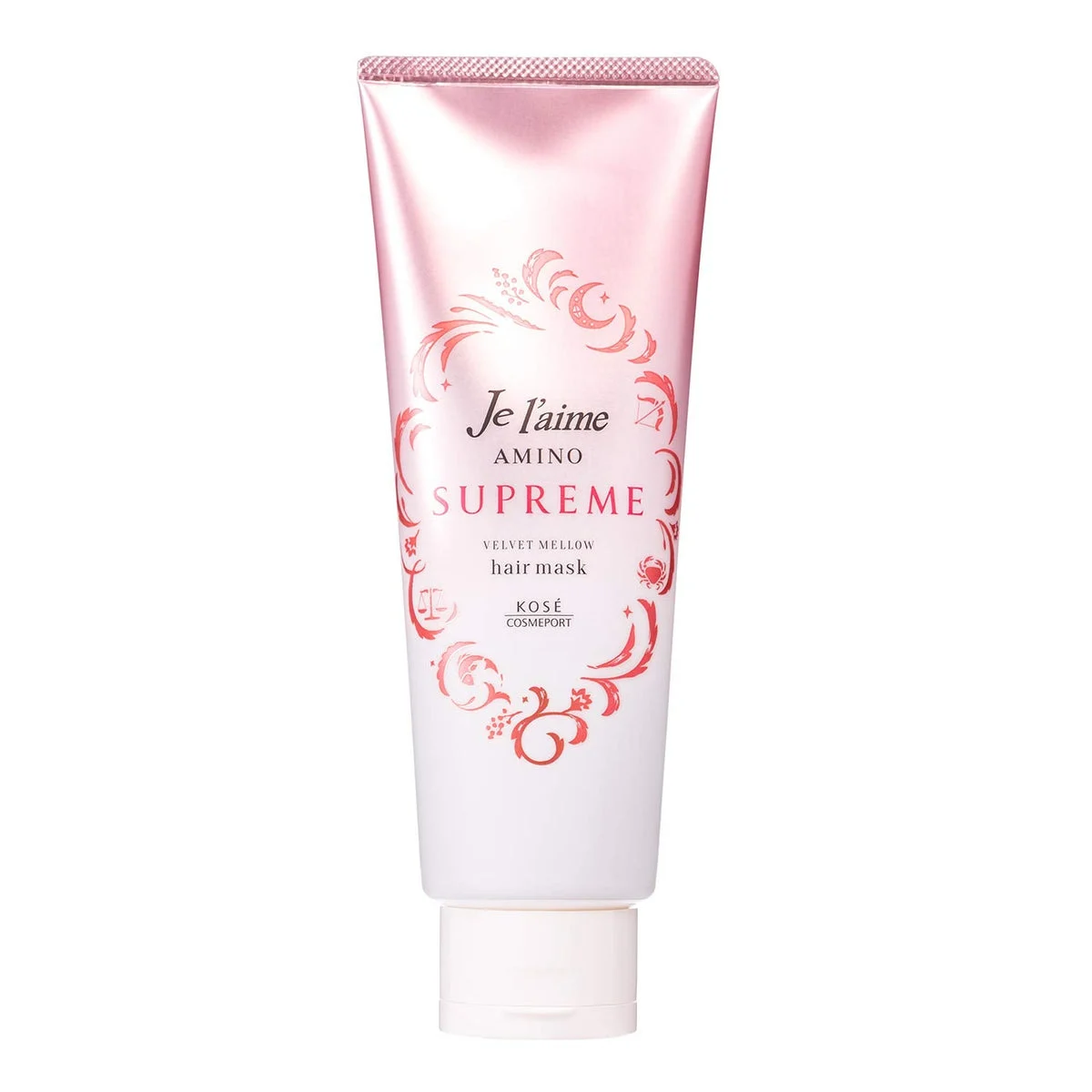 KOSE Jurème Amino Mascarilla Capilar Suprema (Velvet Mellow) Tratamiento Hidratante y Suavizante Aroma de Rosa y Jazmín 230g