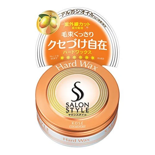 KOSE C Hard Hair Wax 75g Styling Product for Strong Hold and Shine