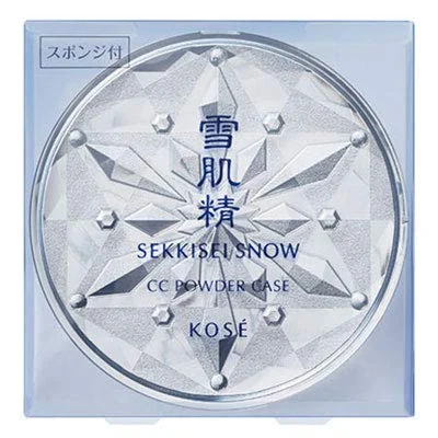 KOSÉ SEKKISEI Snow CC Powder Case Compact Holder 01 White 10g - KOSE