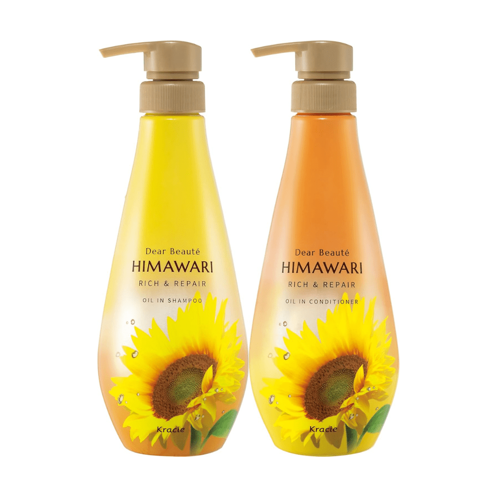 Kracie Dear Beauté HIMAWARI rich&repair Oil-in shampoo&Treatment Set