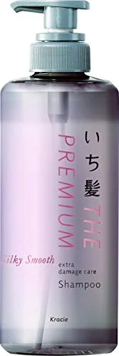 Kracie ICHIKAMI THE PREMIUM Extra Damage Care Shampoo Silky Smooth 480ml