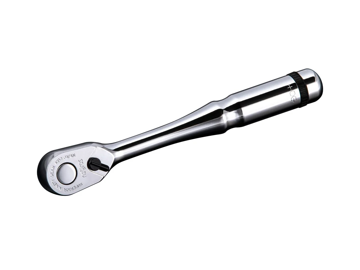 KTC nepros cricchetto 9.5 sq manico compatto NBR390A argento