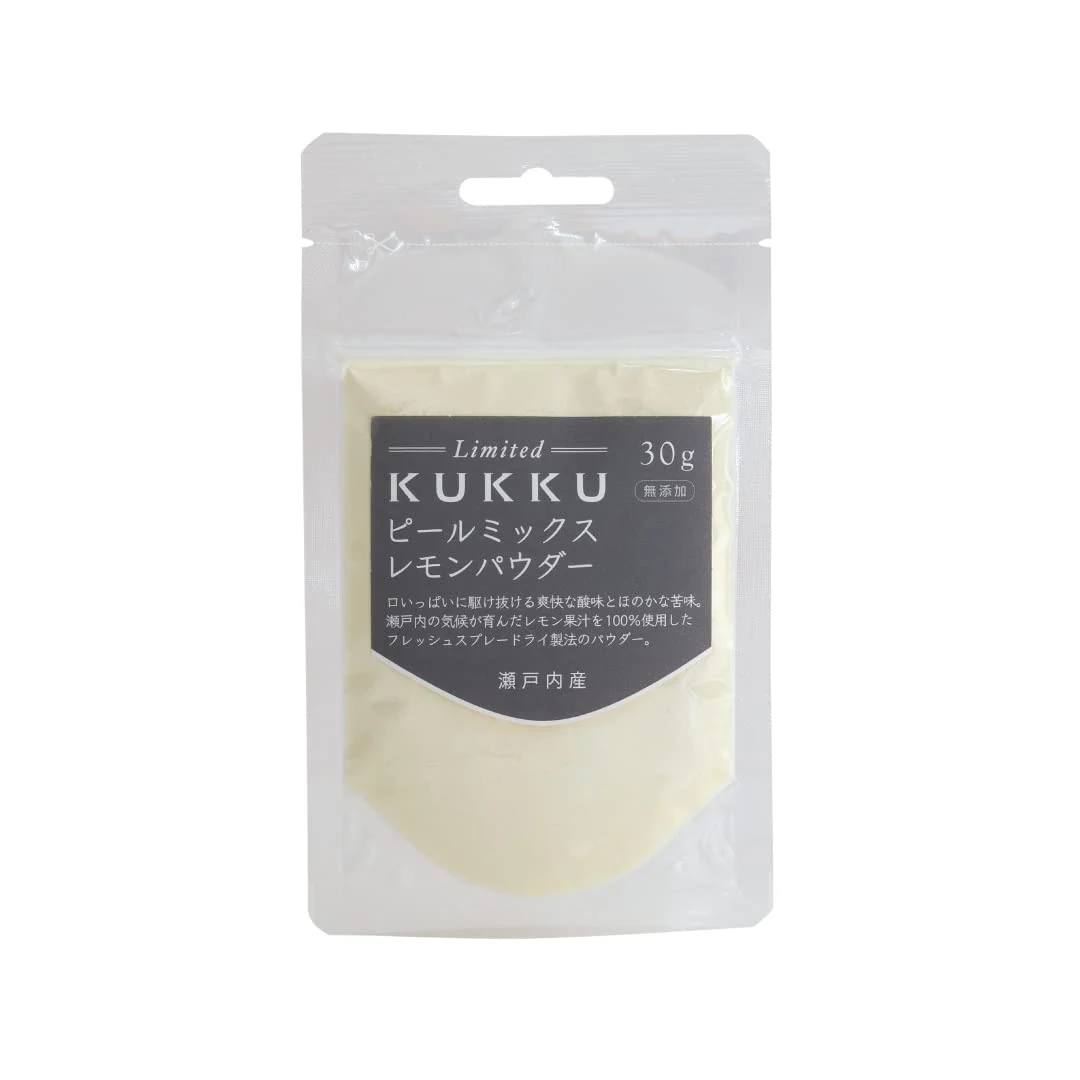 KUKKU Polvere di Limone Naturale 30g Senza Coloranti Sintetici