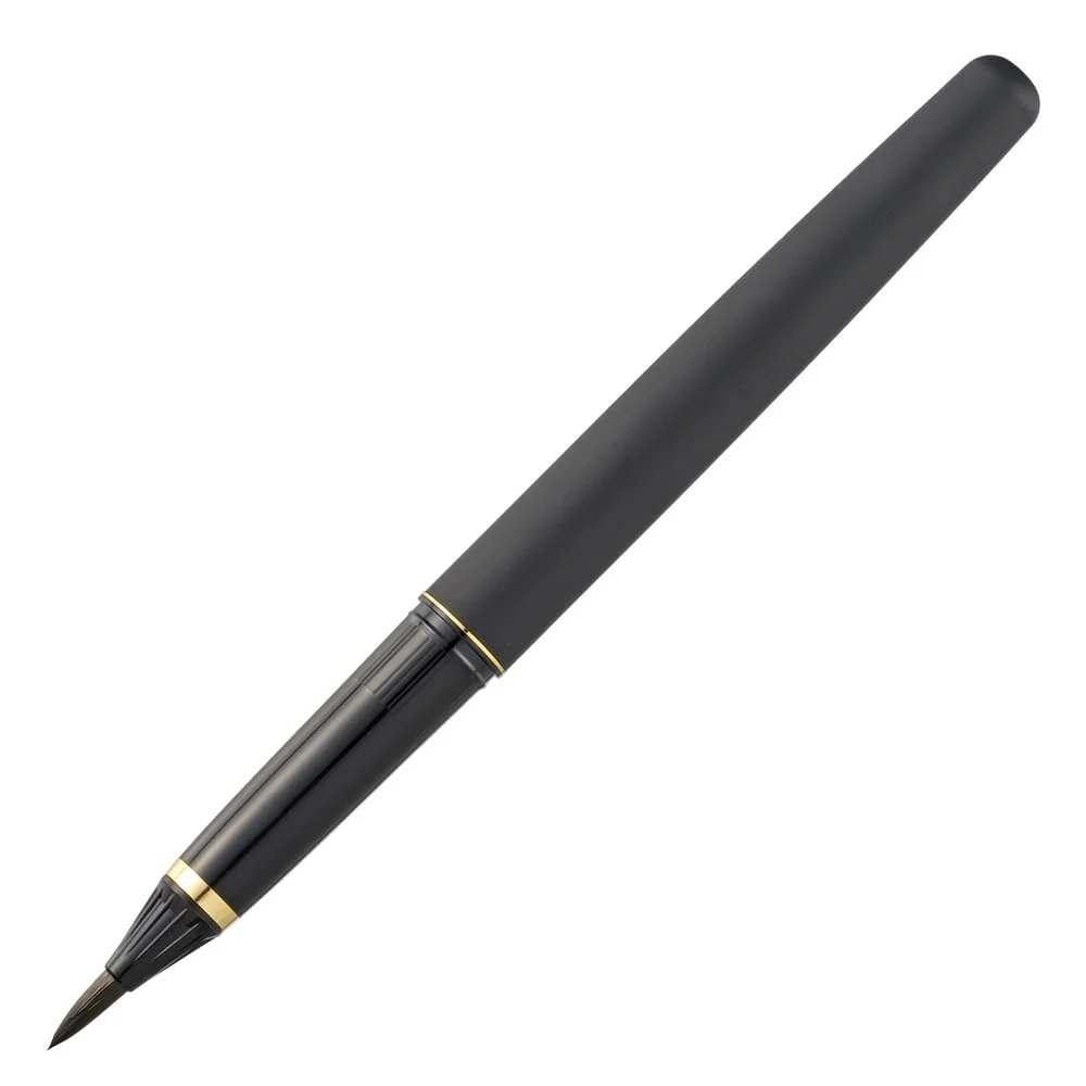 Kuretake Pluma Pincel Fountain Pen SEN DV145-1 Negro 3 Tintas Incluidas