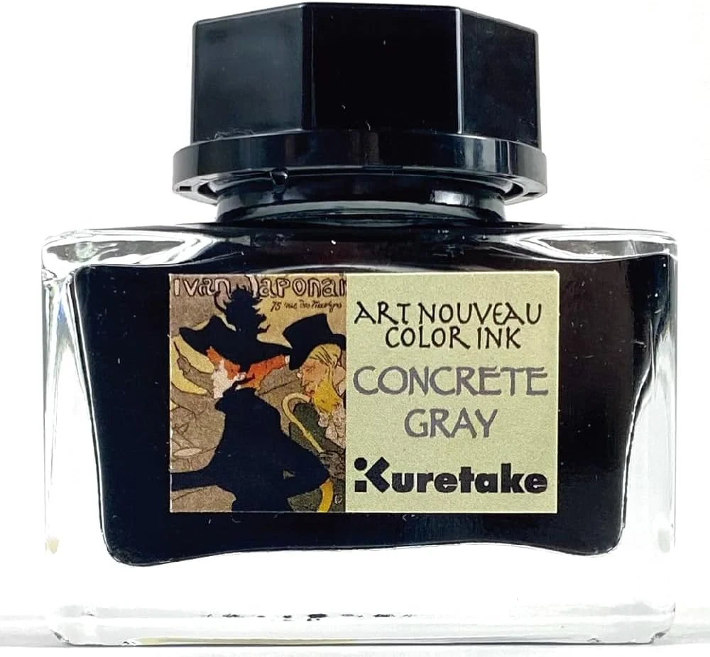 Kuretake Inchiostro Collezione Art Nouveau ECF160-539 Grigio Cemento 20 g