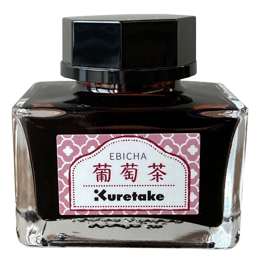 Kuretake inchiostro a base d'acqua per penne ECF160-531 Meiji Uva Tè 20 g