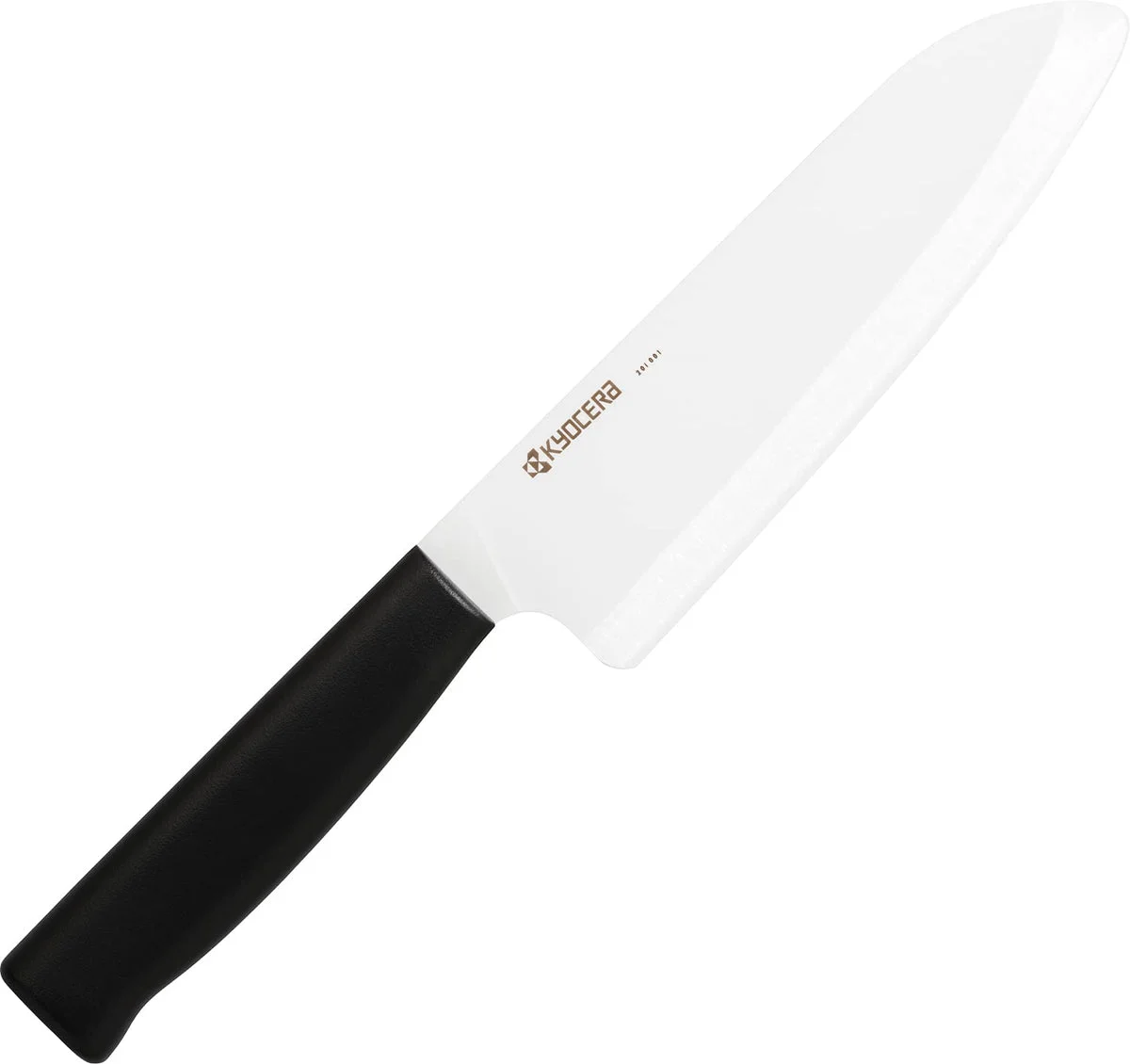 Kyocera Coltello Santoku Ceramico Durevole Materiale Brevettato CK-160-BK Nero 16cm