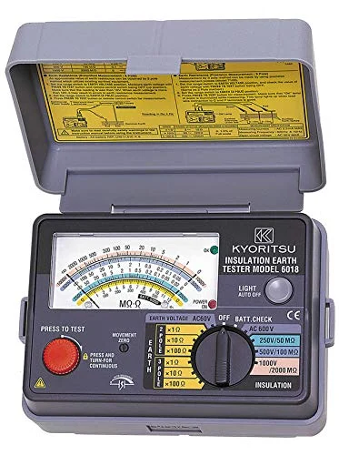 Kyoritsu 6017 Tester analogico resistenza isolamento e terra 125-500 V