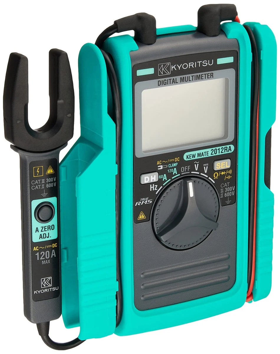Kyoritsu Multimetro Digitale con Pinza True RMS AC/DC KEWMATE 2012RA 120A