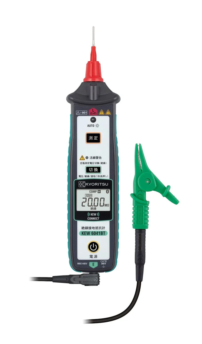 Kyoritsu KEW 6041BT tester isolamento e resistenza terra a penna 50-500 V