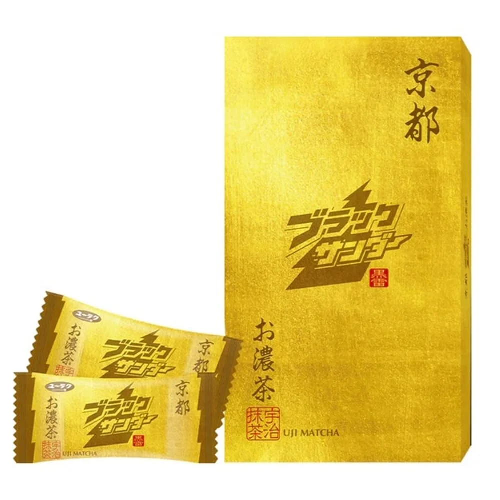 Black Thunder Cookies Rich Matcha Kyoto confezione regalo 8 pezzi - YURAKU