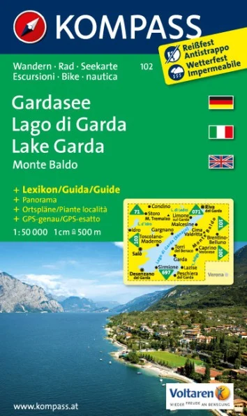 lago di garda – monte baldo - Carte nautiche, da pesca…