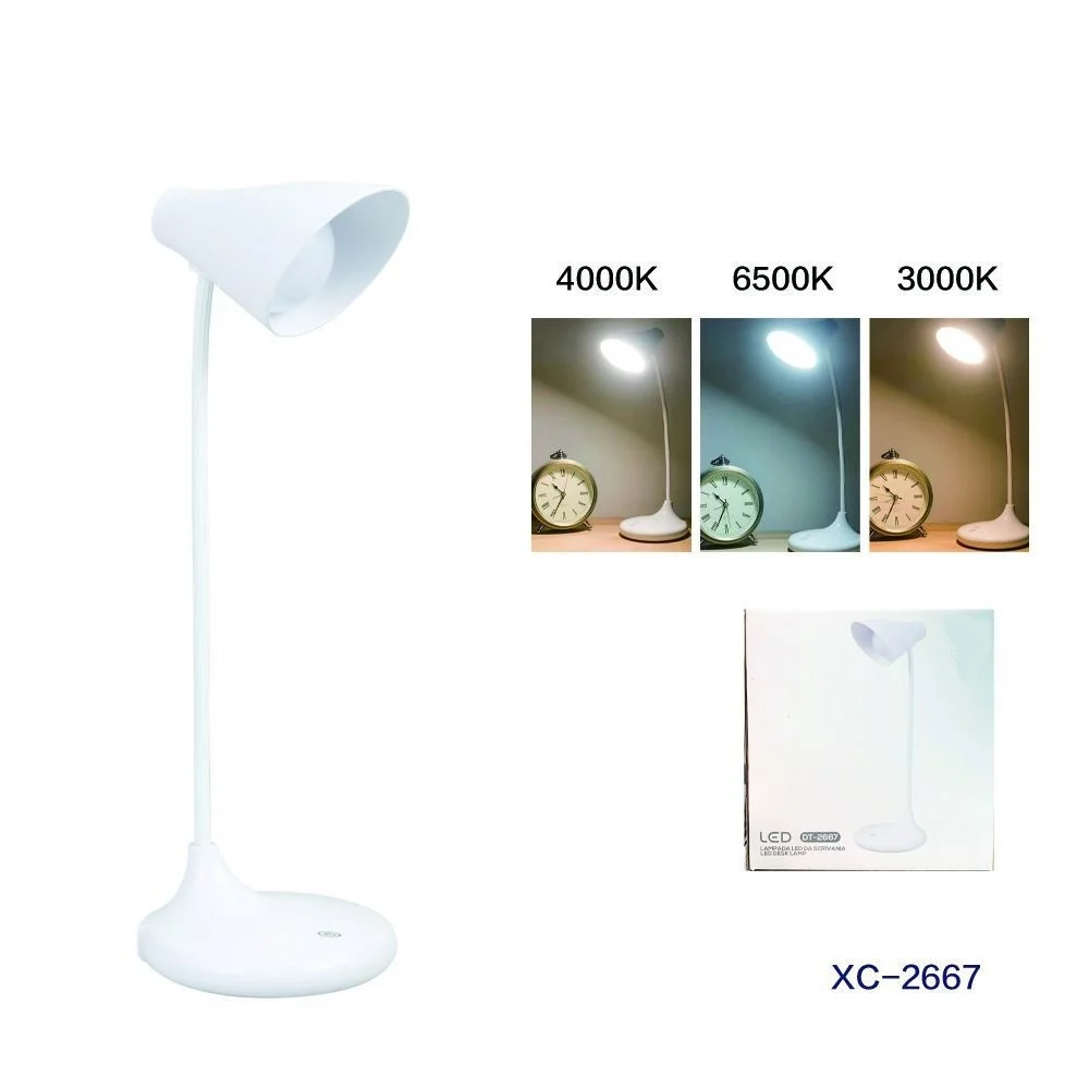 LAMPADA DA SCRIVANIA LED TOUCH LUCE 4000K 6500K 3000K DIMMERABILE MODERNA DT2667 - Wisdom