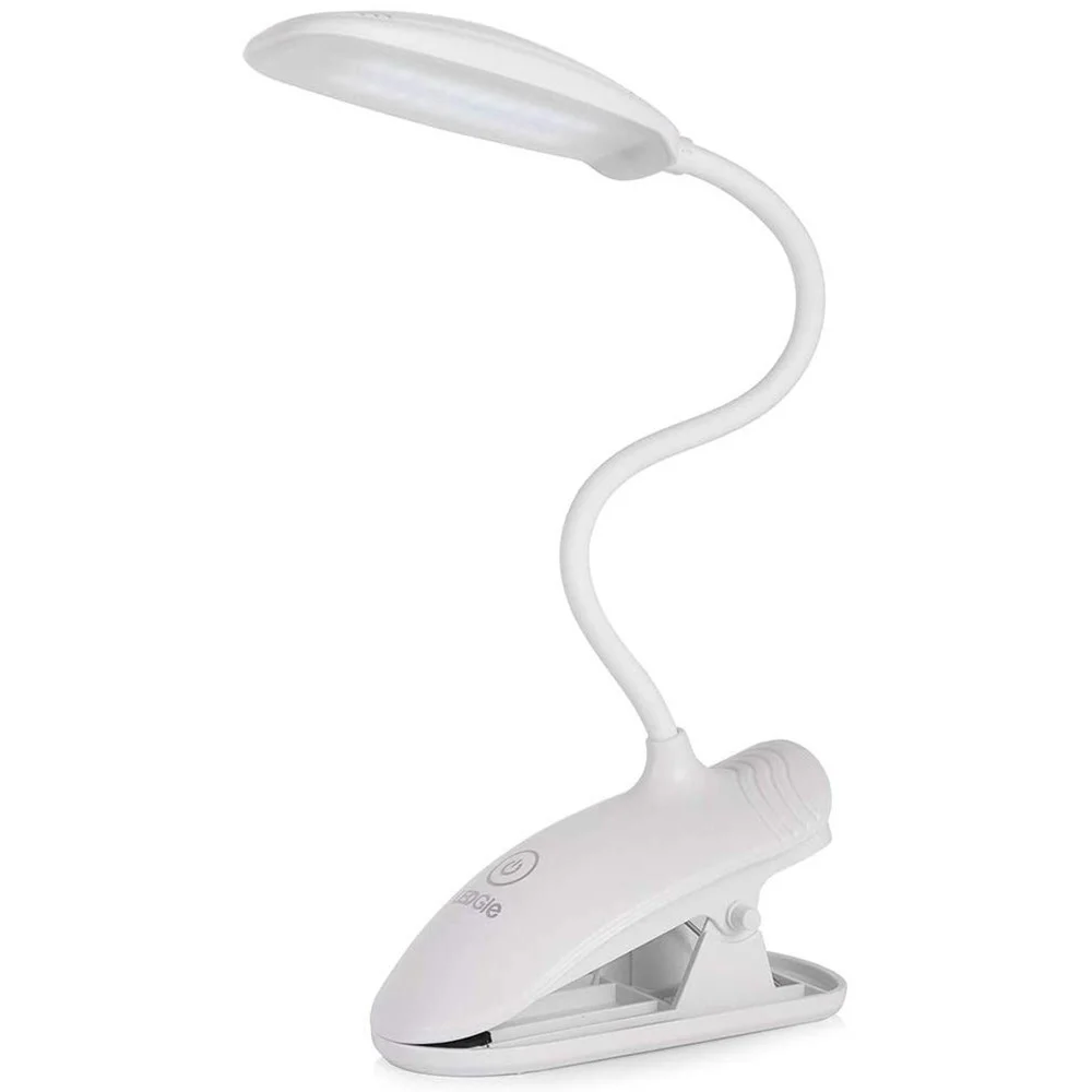 LAMPADA DA TAVOLO SCRIVANIA A LED LUCE RICARICABILE TOUCH SNODABILE CON PINZA - TrAdE Shop Traesio