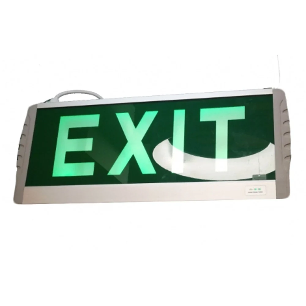 LAMPADA DI EMERGENZA LED EXIT 3W LUCE SICUREZZA 375X159X21 MM CON PLAFONIERA - TrAdE Shop Traesio