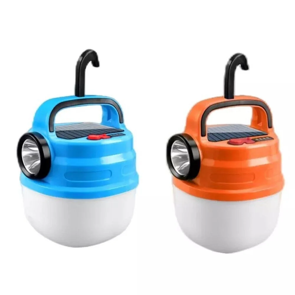 LAMPADA DI EMERGENZA PANNELLO SOLARE TORCIA RICARICABILE LANTERNA 80W HB-V80
