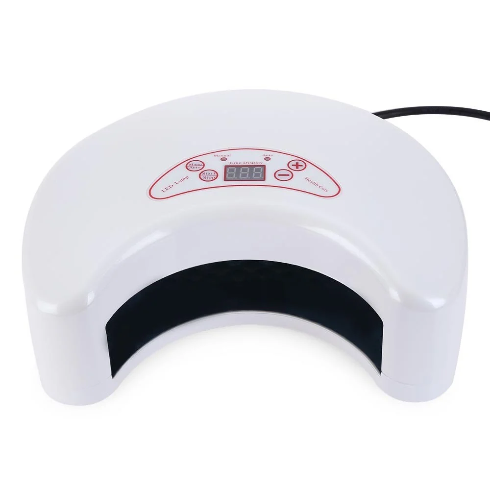 LAMPADA FORNETTO LED 108 LED NAIL ART 12W MEZZA LUNA RICOSTRUZIONE UNGHIE - TrAdE Shop Traesio